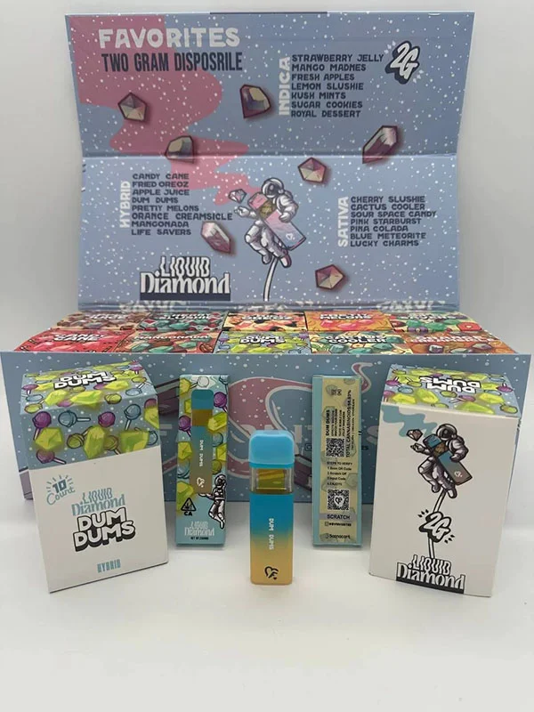 Sky Blue Batch 2G Liquid Diamonds Disposable